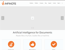 Tablet Screenshot of infinote.com